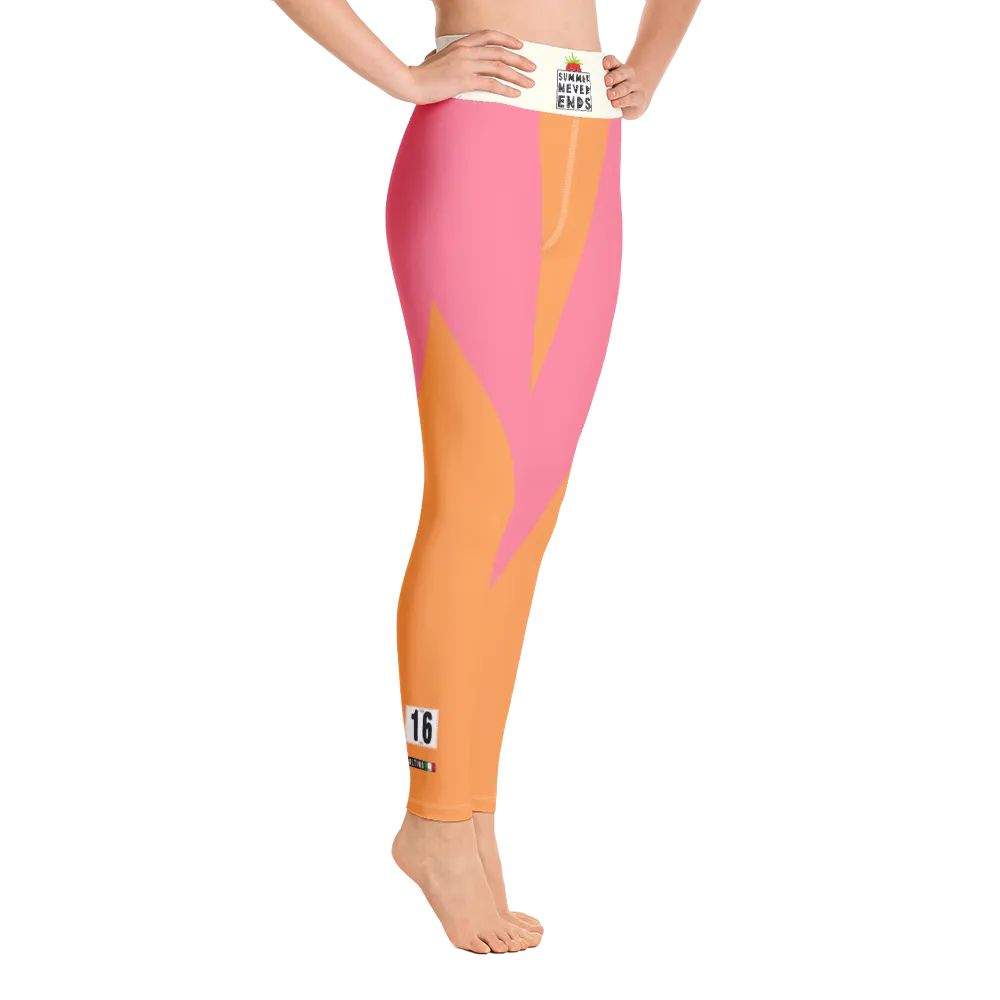 #241e57d0 - Cantaloupe Strawberry - ALTINO Yoga Pants - Team GIRL Player