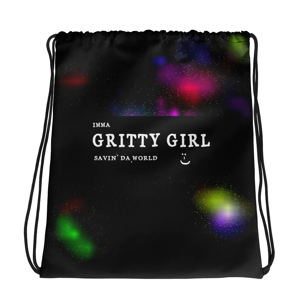 #403894a0 - Gritty Girl Orb 134011 - ALTINO Draw String Bag - Gritty Girl Collection