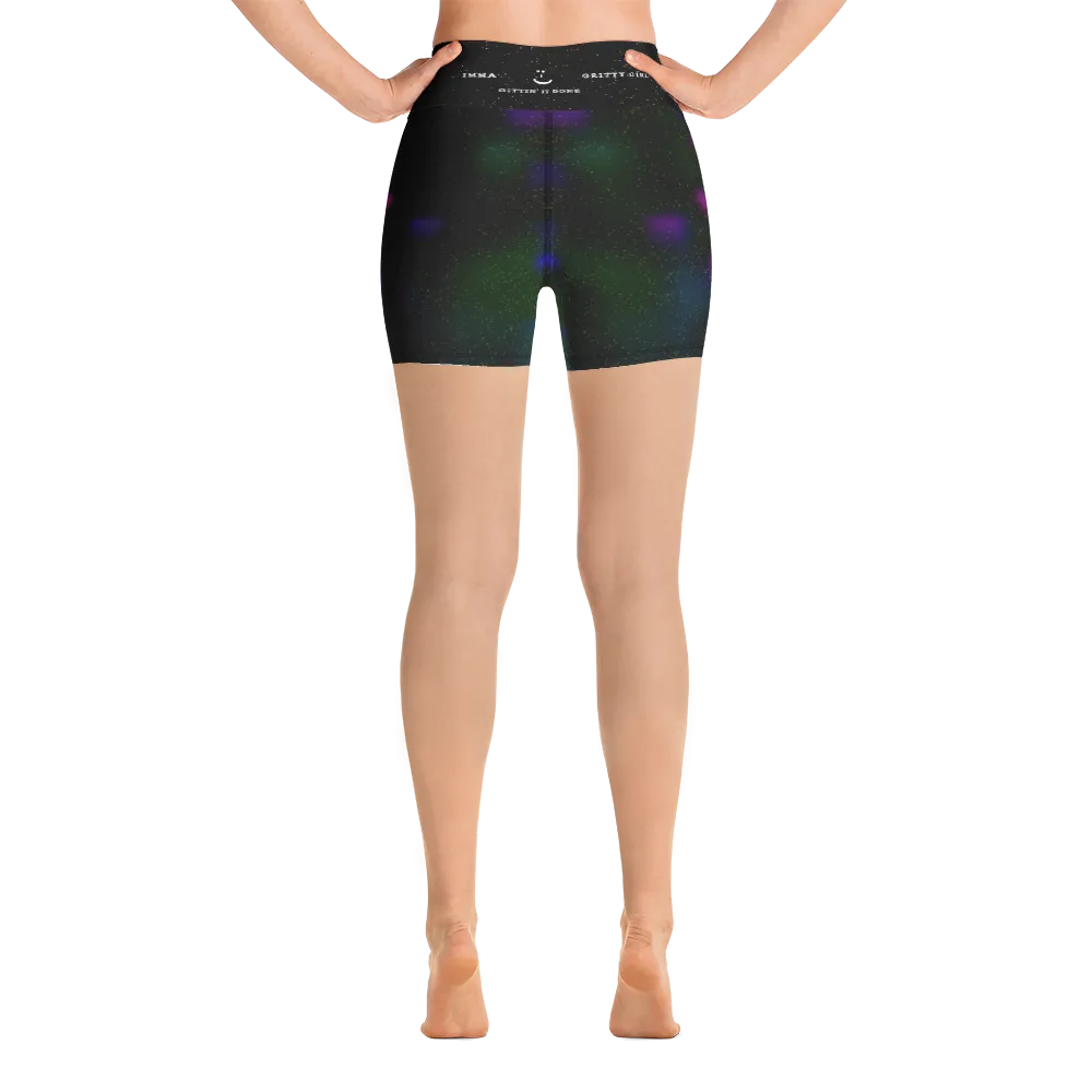 #58e24c80 - Gritty Girl Orb 836843 - ALTINO Yoga Shorts - Gritty Girl Collection
