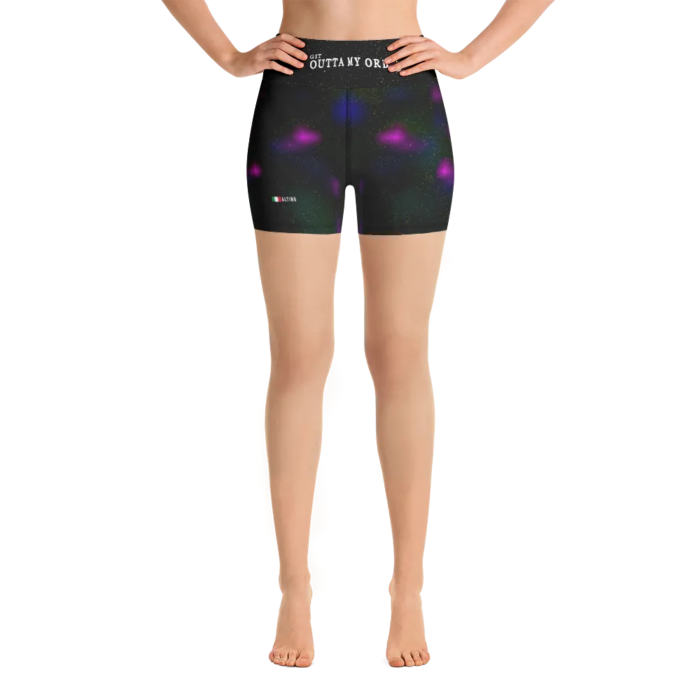 #58e24c80 - Gritty Girl Orb 836843 - ALTINO Yoga Shorts - Gritty Girl Collection