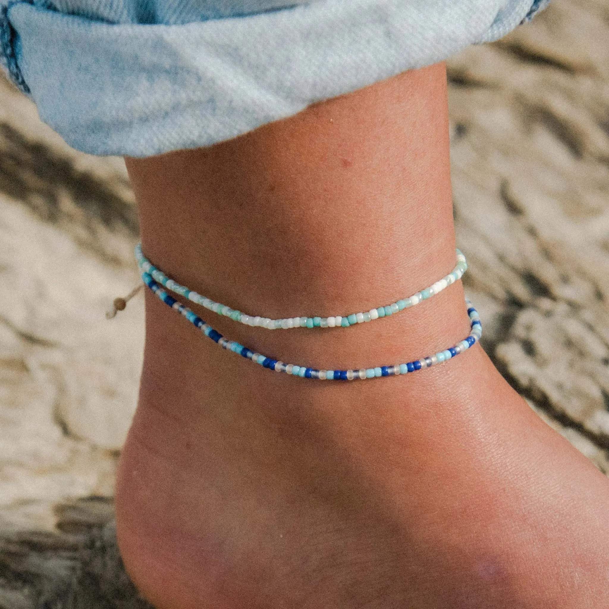 Alila Dainty Colourful Beaded Anklet