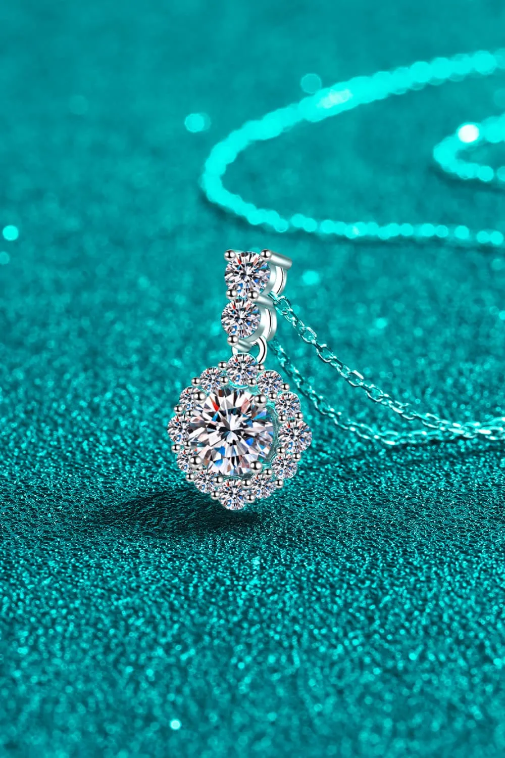 *APP EXCLUSIVE* 1 Carat Moissanite 925 Sterling Silver Necklace