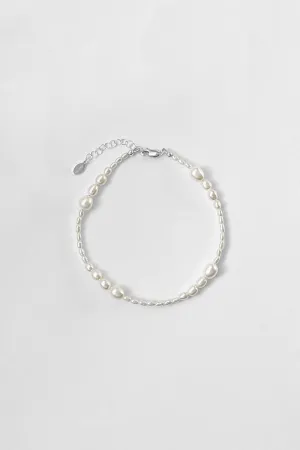 Avery Anklet - Pearl