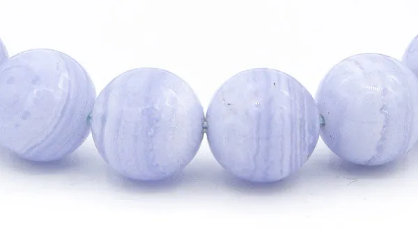 Blue Lace Agate Natural Gemstone Bracelet