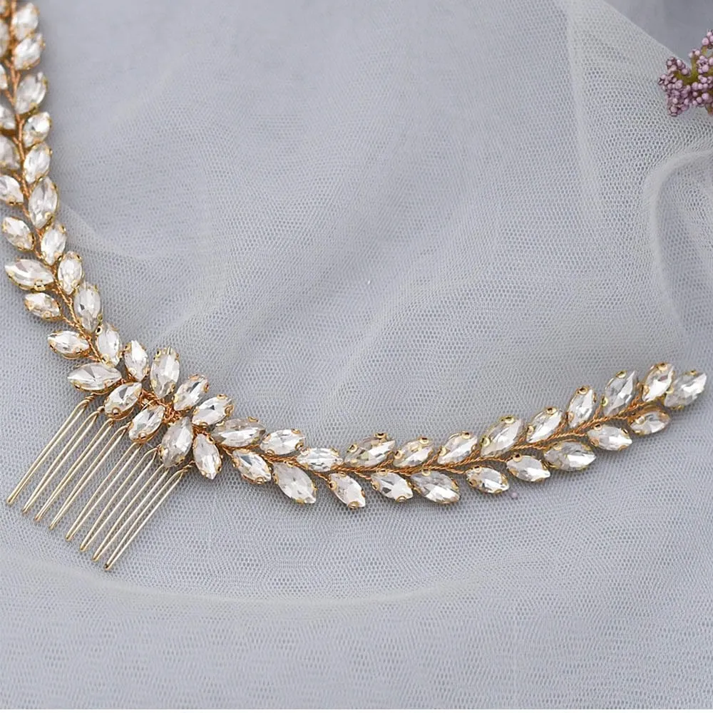 Dazzling Vine Tiara Comb