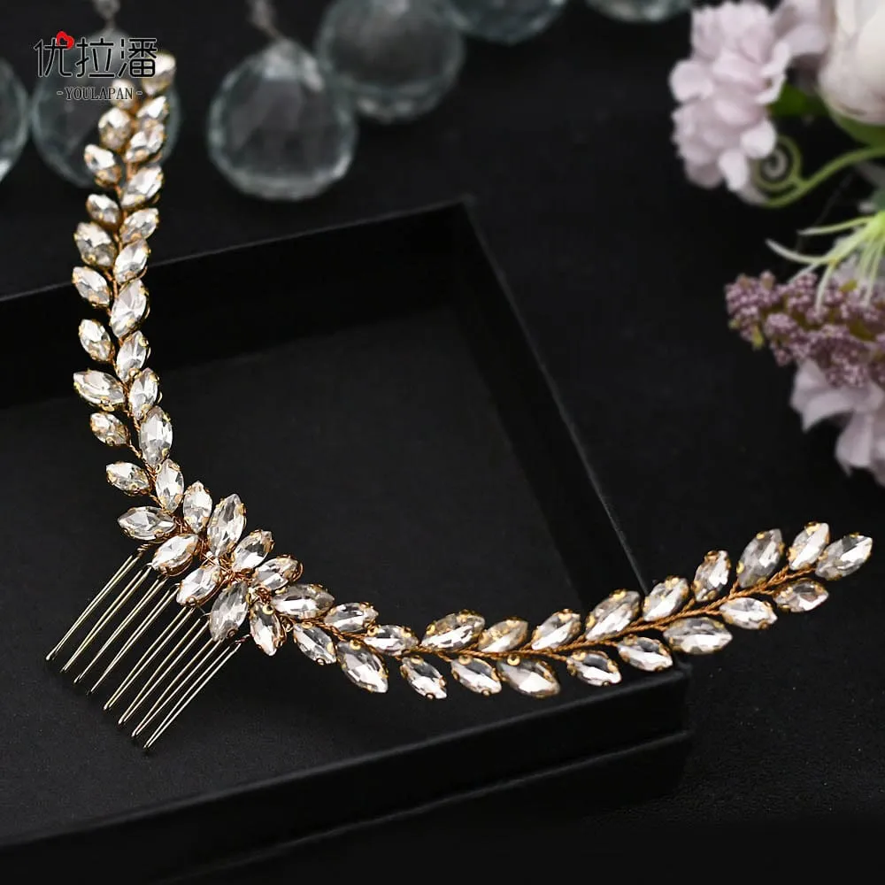 Dazzling Vine Tiara Comb