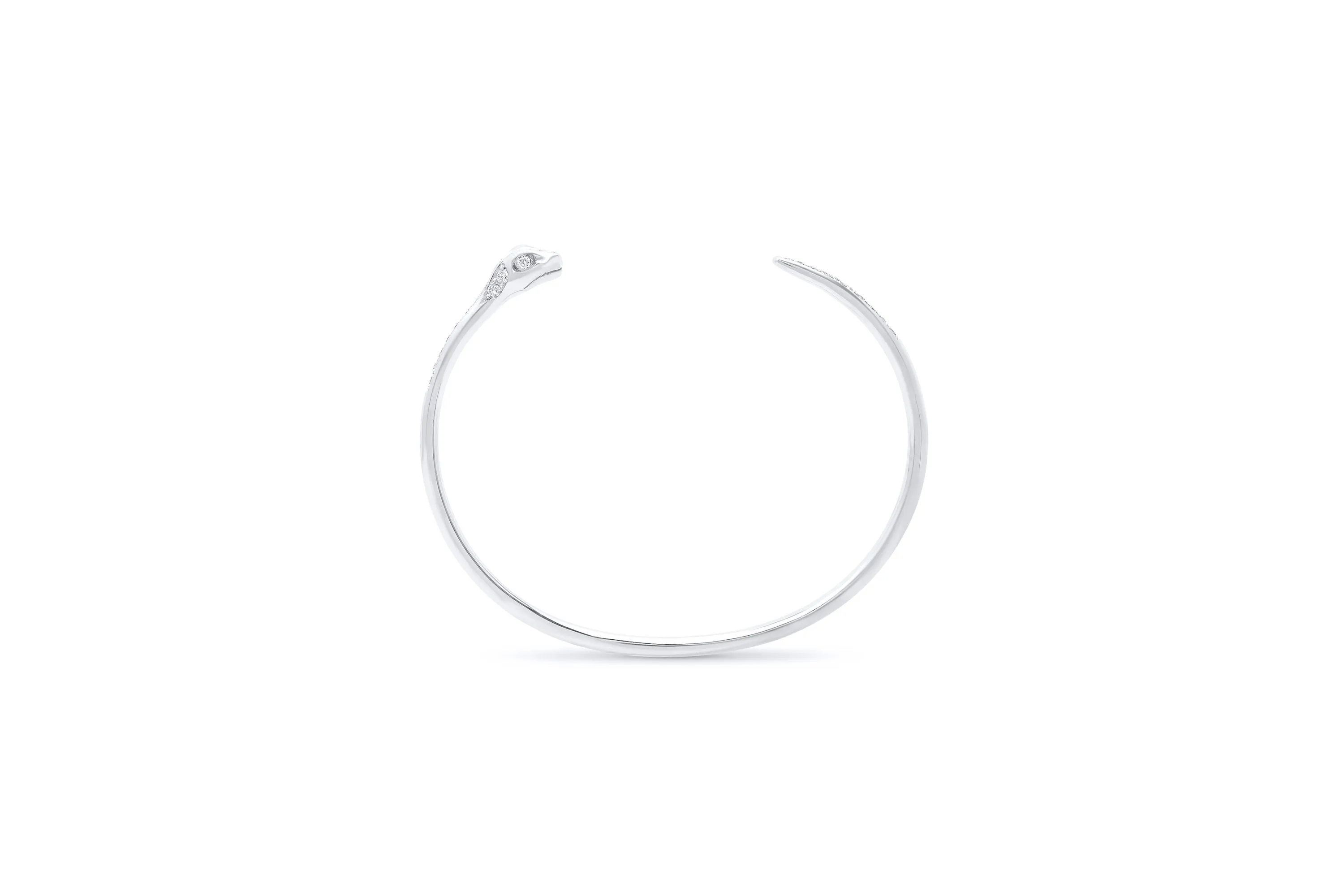 Diamond Snake Cuff Bracelet