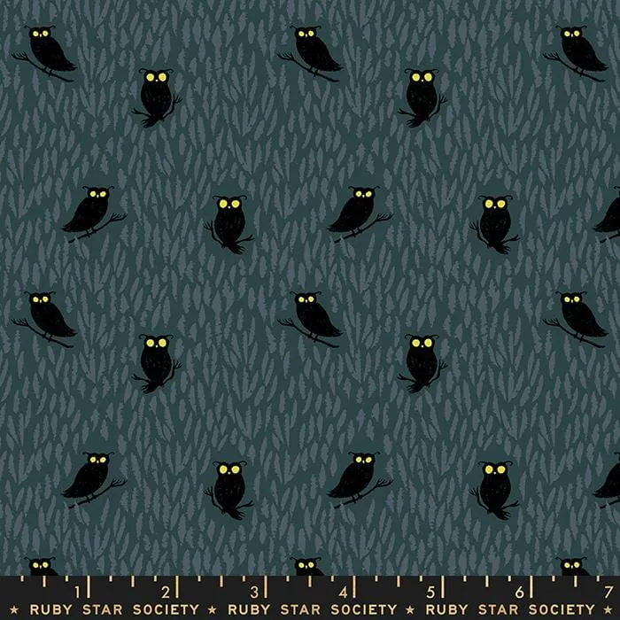Eerie Owls in Smoke - Tiny Frights - Ruby Star Society