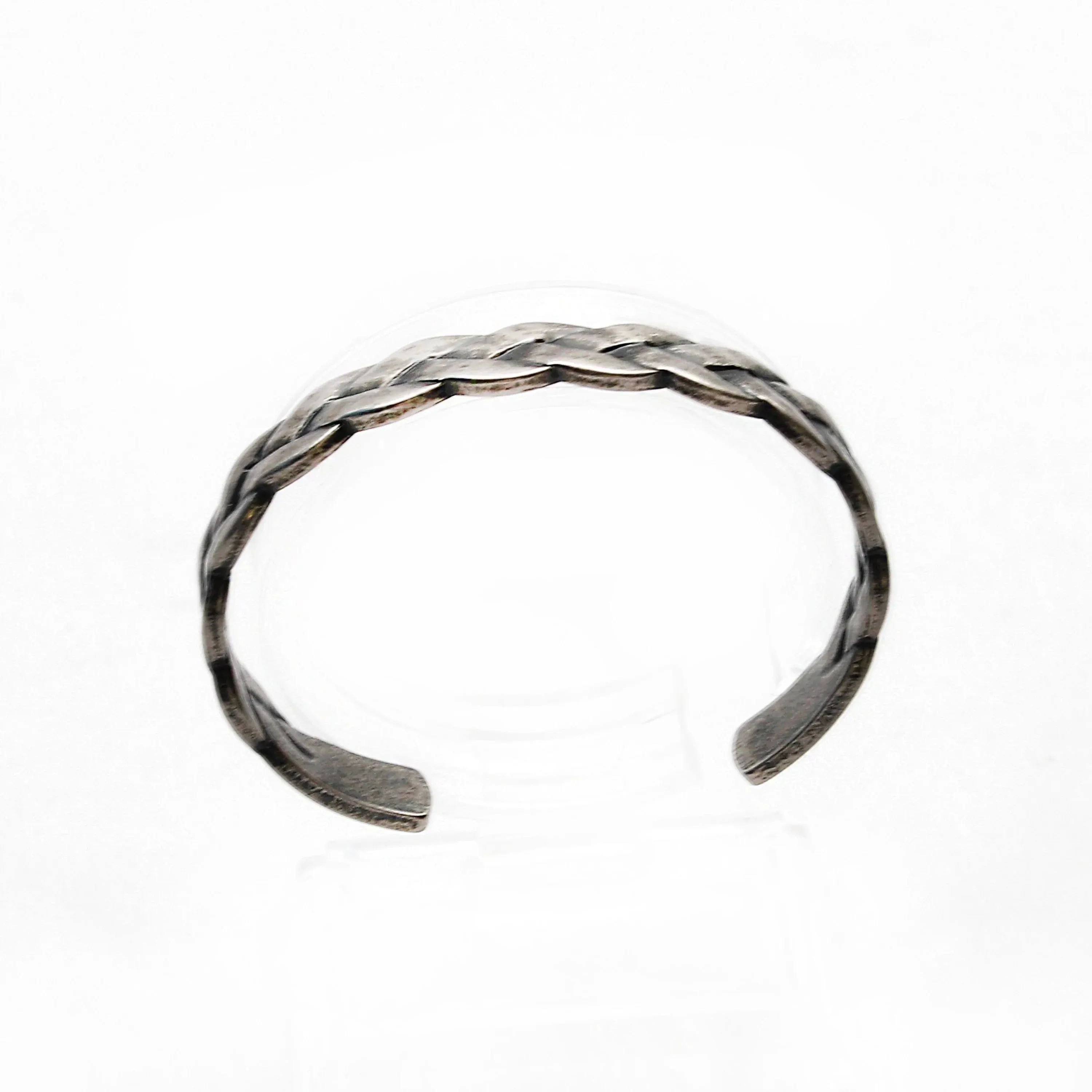 Faustulo Braided Stainless Steel Cuff
