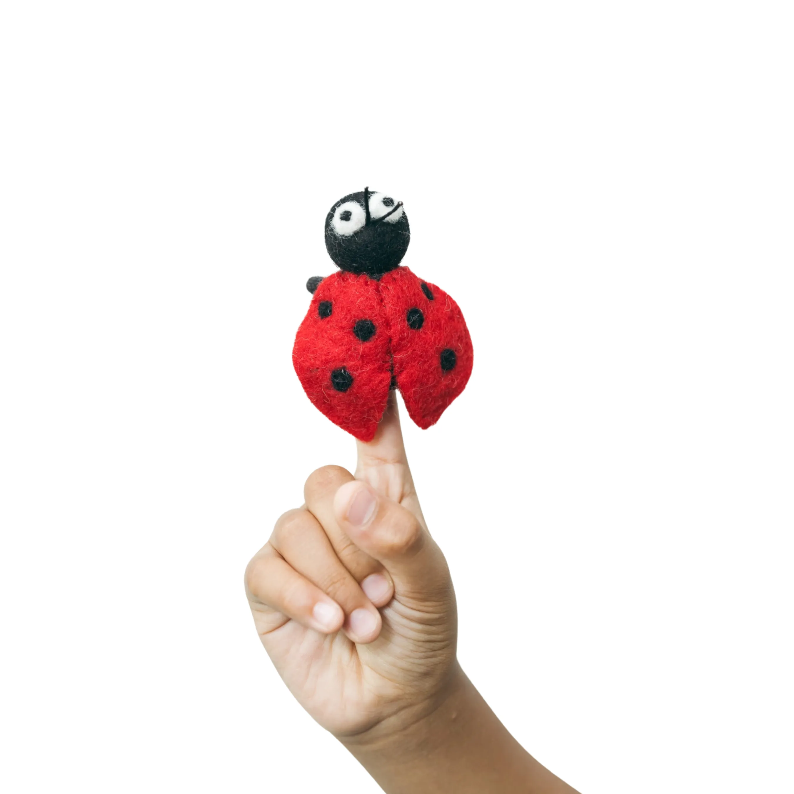 Felt Finger Puppet - Ladybug