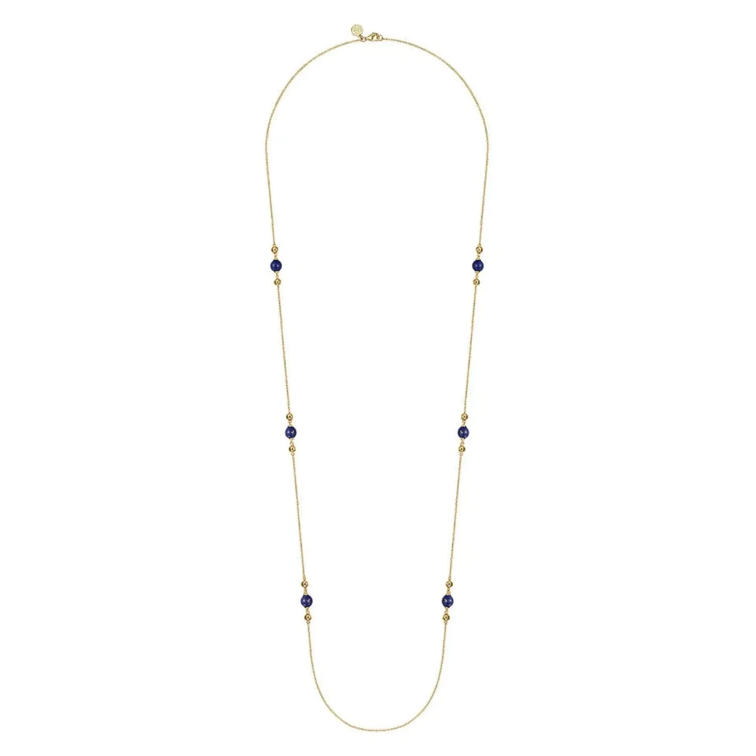 Gabriel & Co. Gemstone and Bujukan Bead Station Necklace