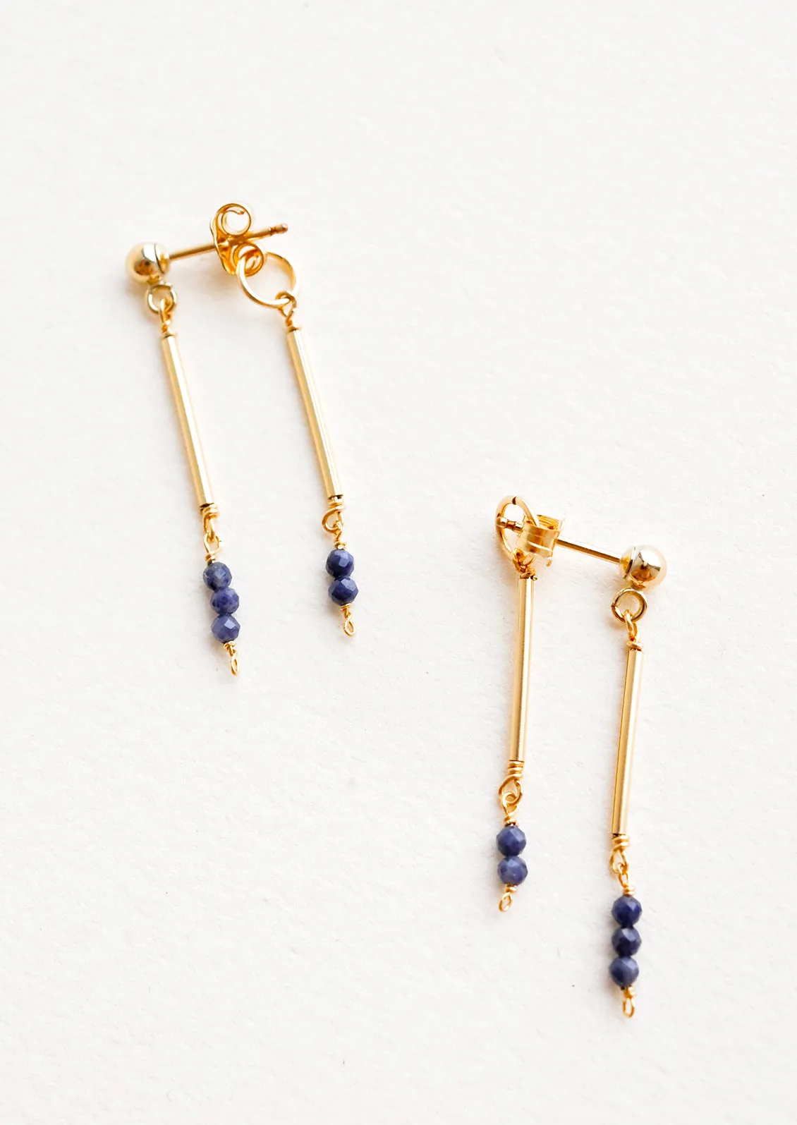 Gem Dangle 2-Part Earrings