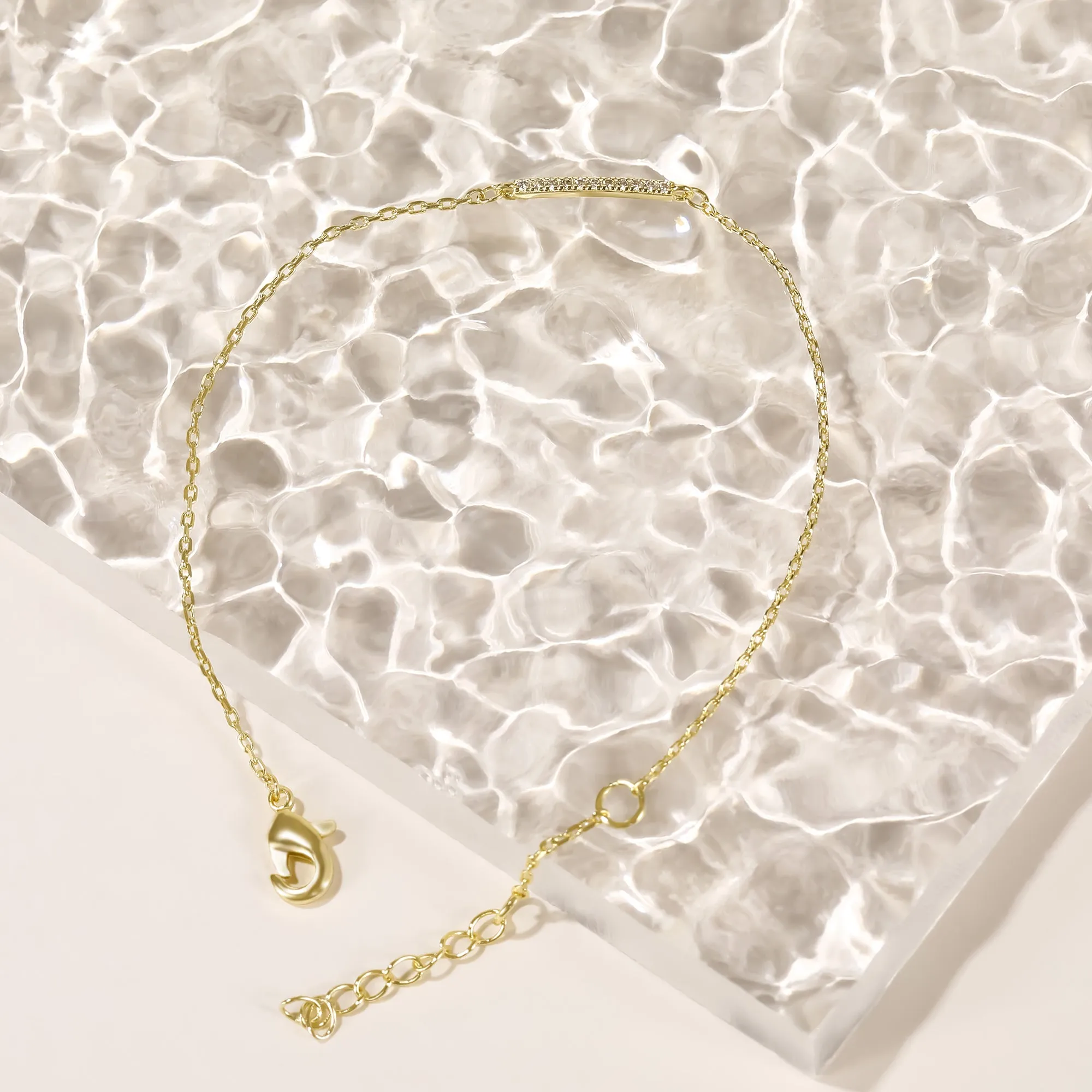 Gemstone Bar Bracelet