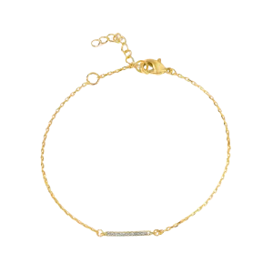 Gemstone Bar Bracelet