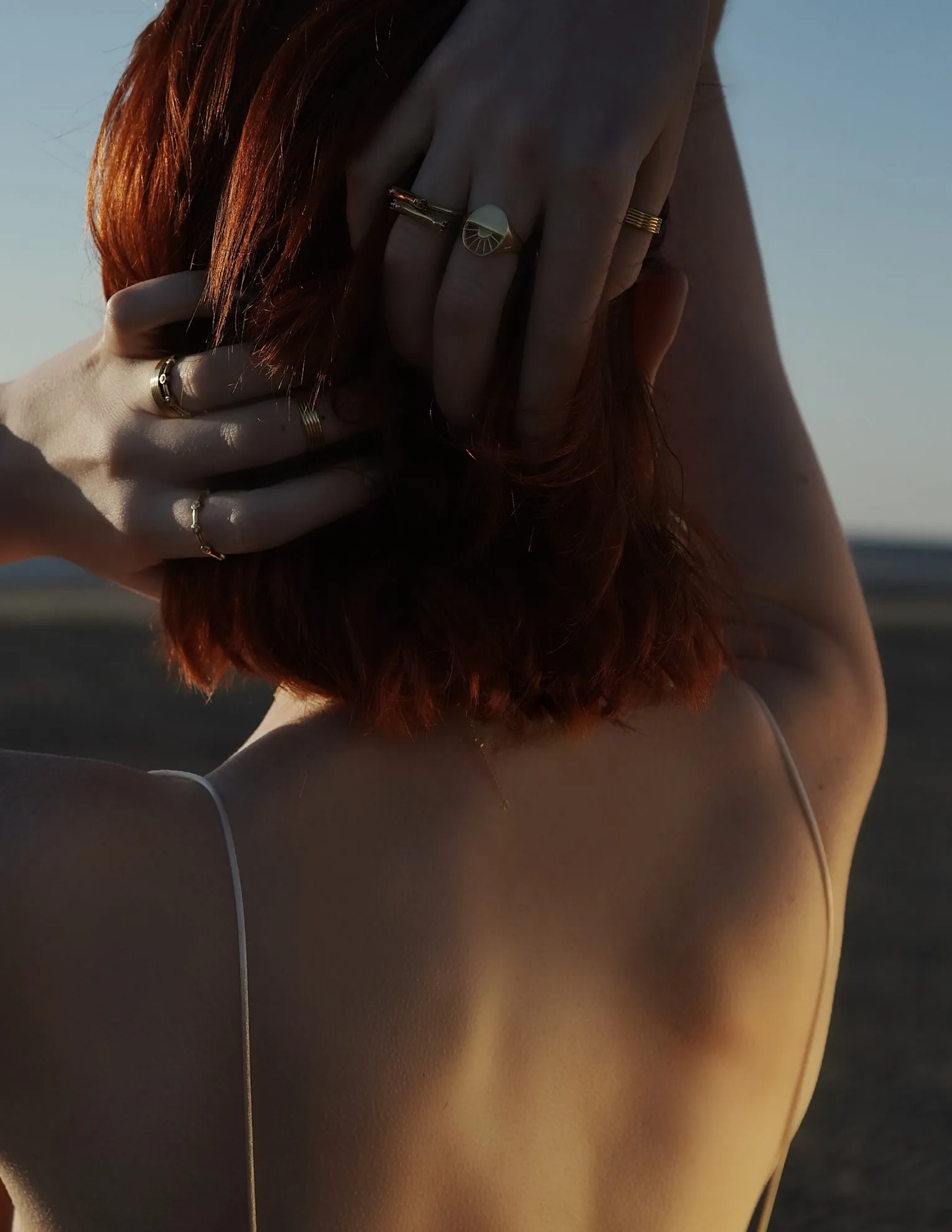 Golden Hour ring <br>Gold Vermeil