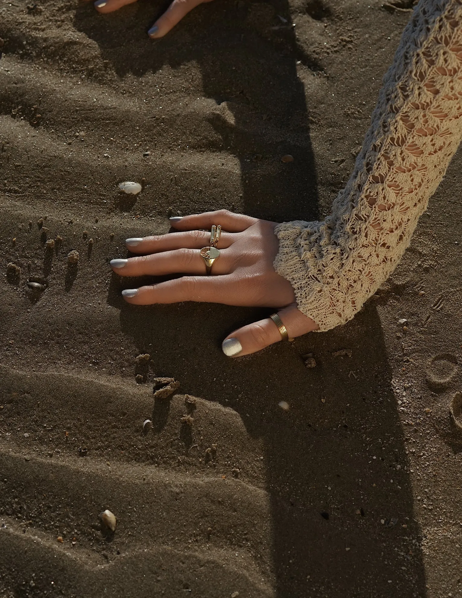 Golden Hour ring <br>Gold Vermeil