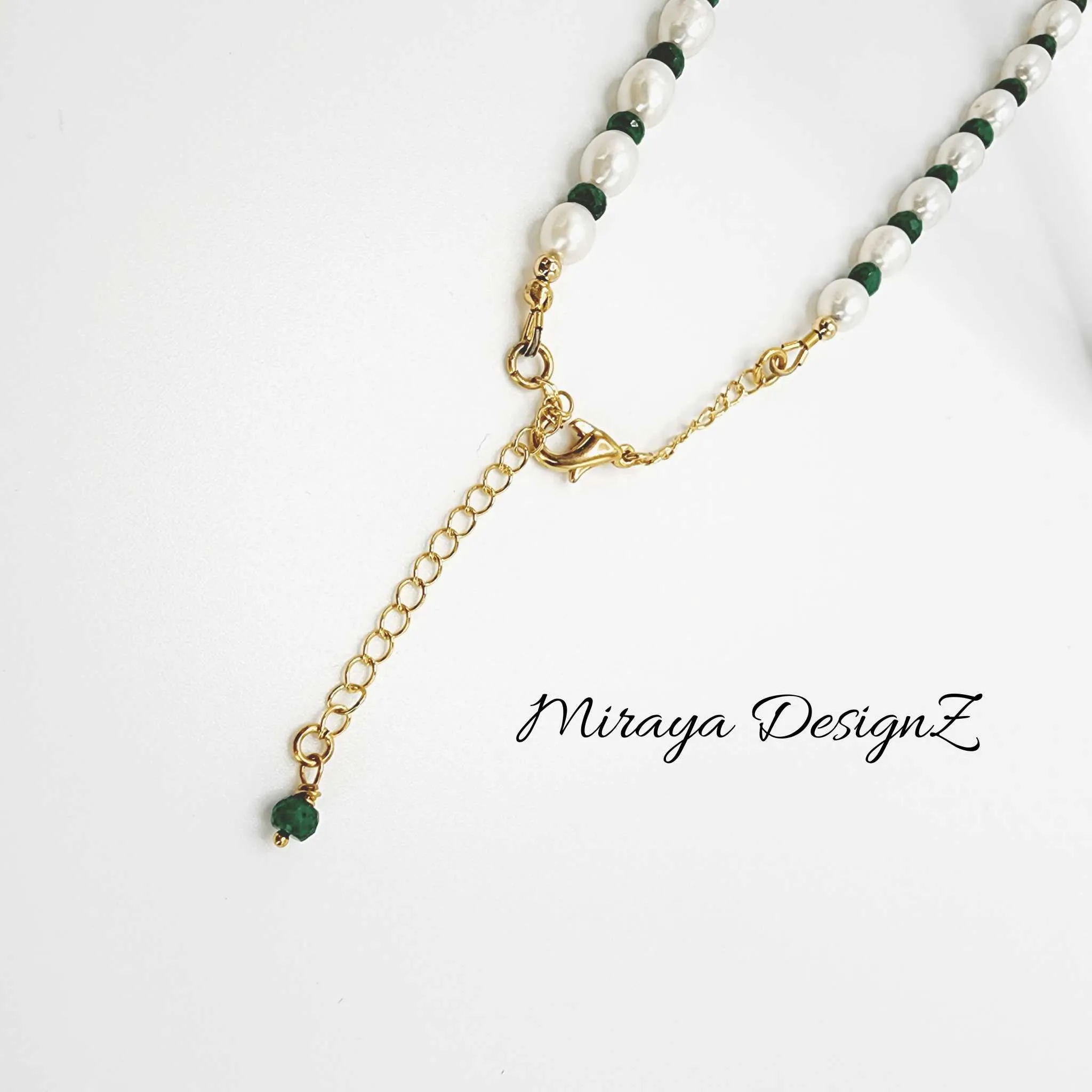 Green Pearl Necklace