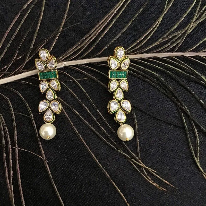 Green Polki Choker Set