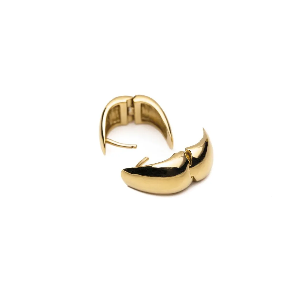 Large Multi-Twist Drop Earrings