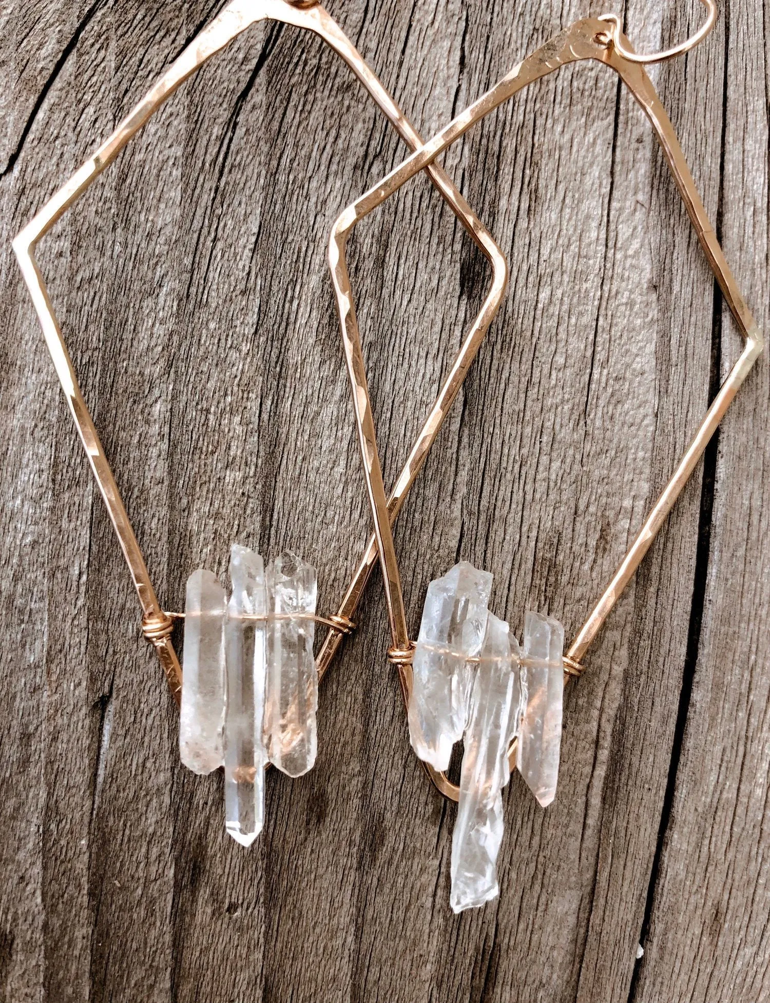 Lucid Crystal Earrings by Toasted Jewelry