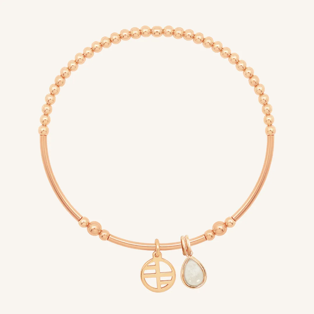Moonstone Trove Charm Bracelet