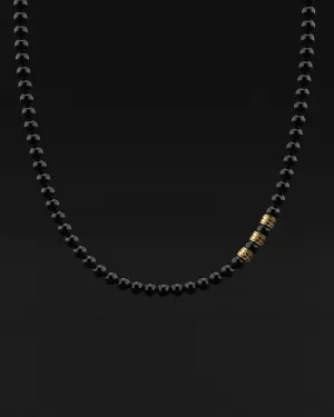 Onyx Matte Necklace 8mm | Royale