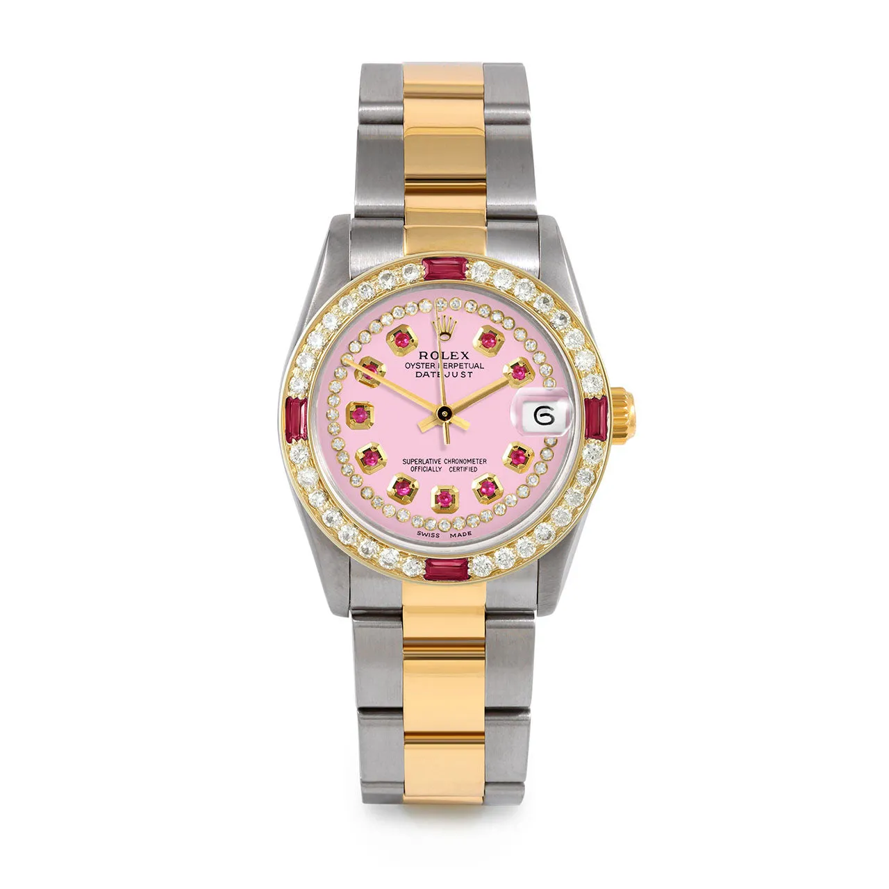 Rolex Datejust 31mm | 68273-PNK-STRR-4RBY-OYS