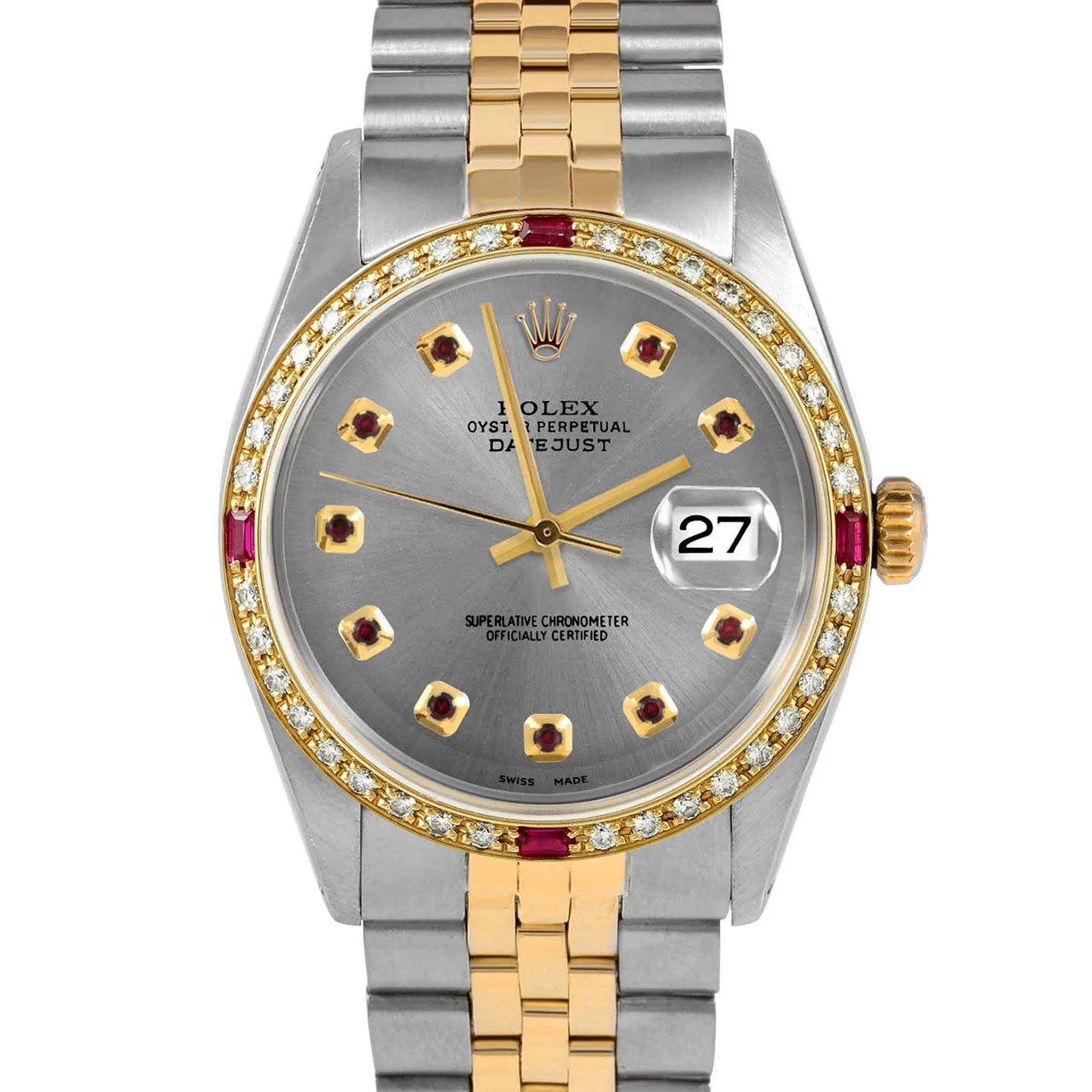 Rolex Datejust 36mm | 1601-TT-SLT-RBY-AM-4RBY-JBL