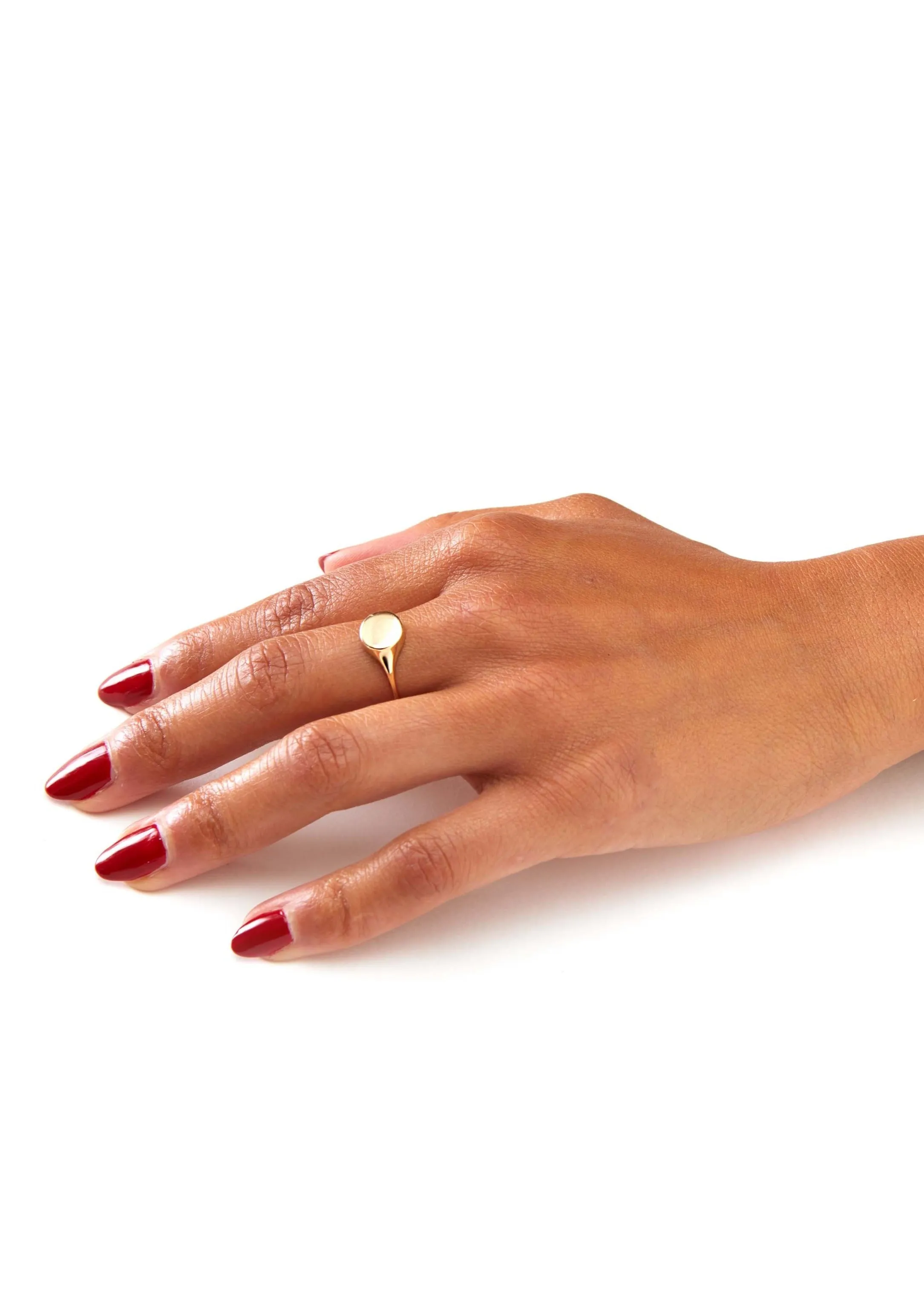 Round Signet Ring