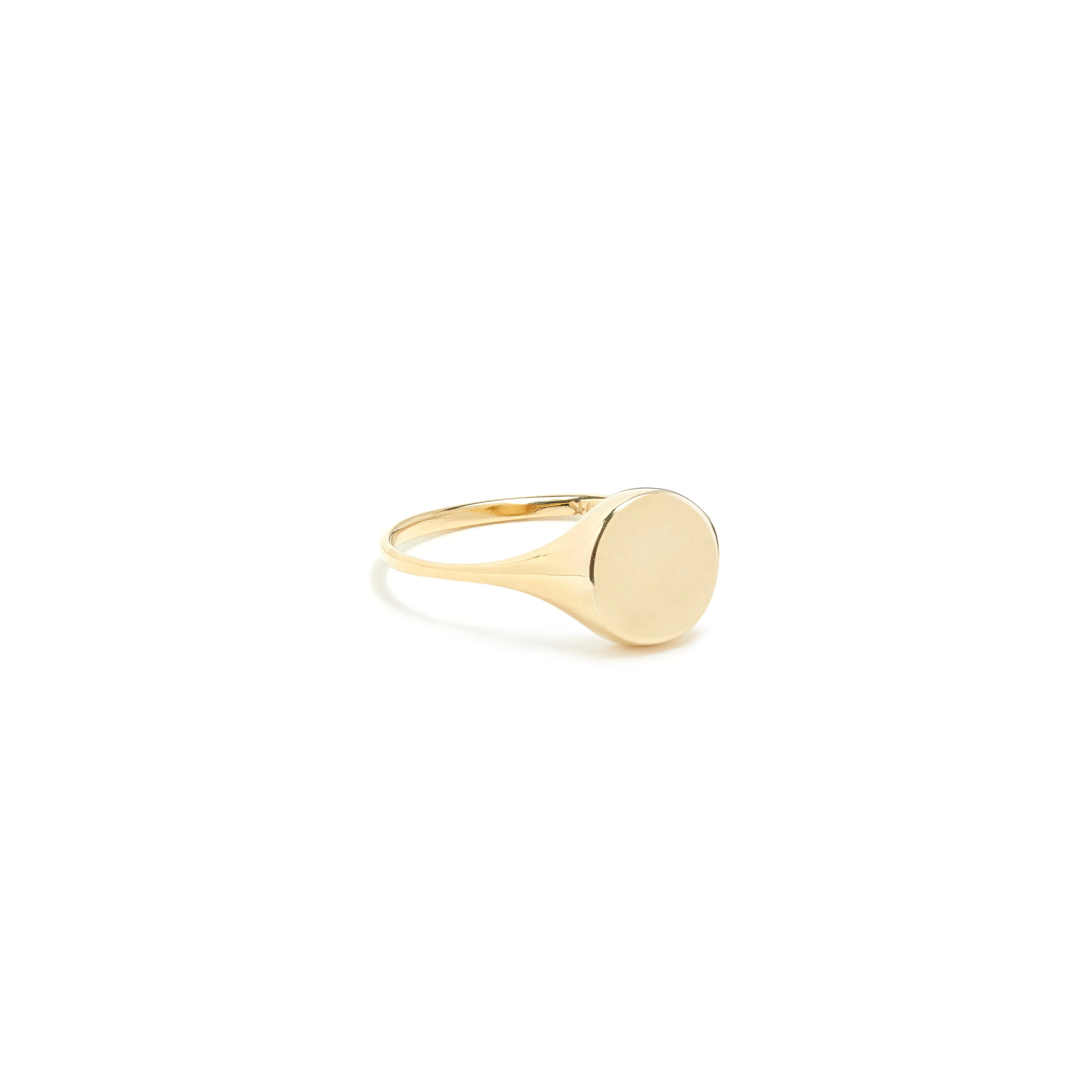 Round Signet Ring