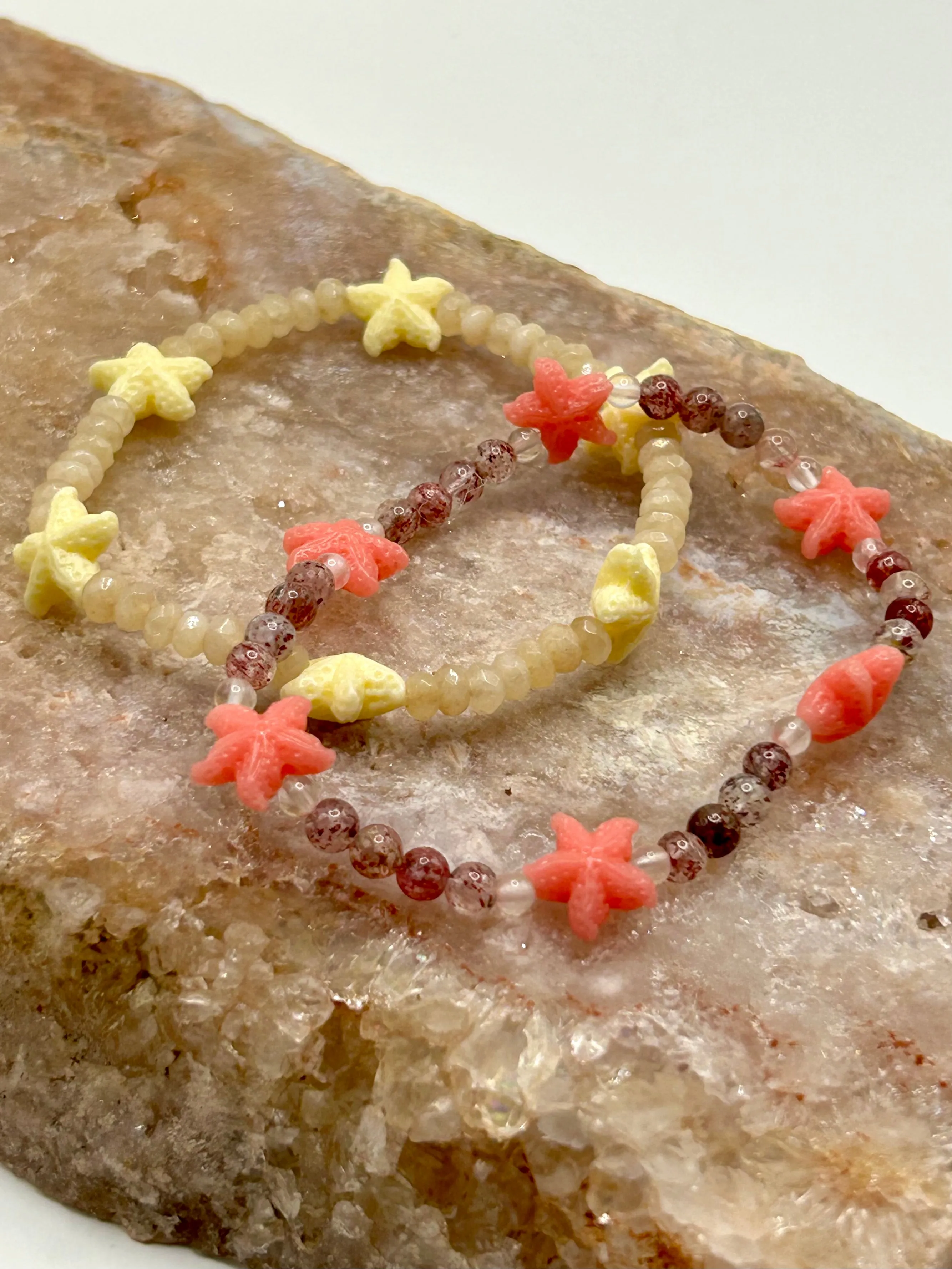 Seastar & Jade Gemstone Bracelet