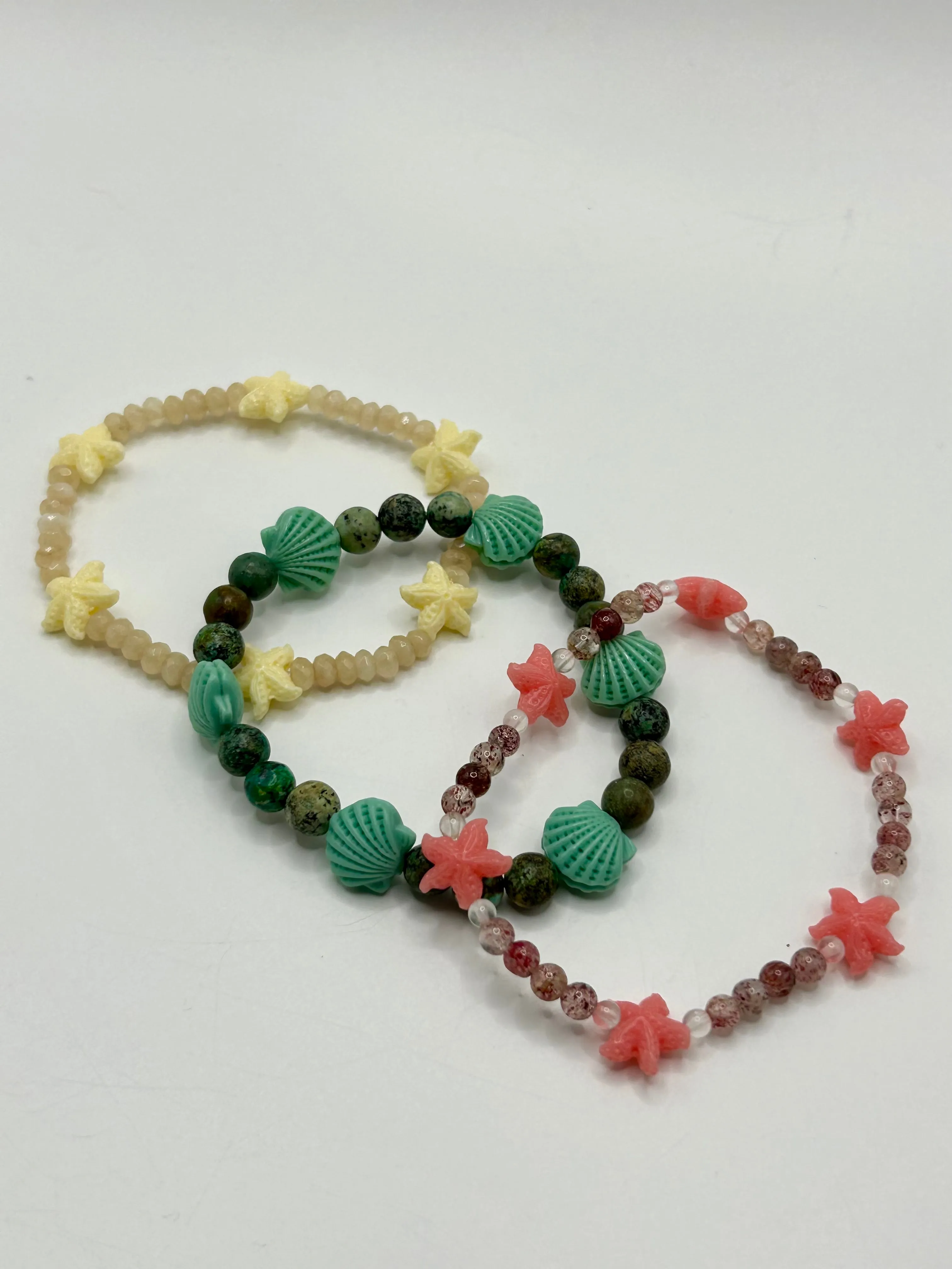 Seastar & Jade Gemstone Bracelet