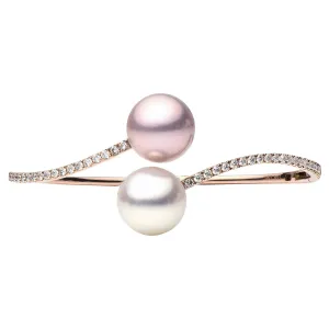 South Sea Pearl and Diamond Bangle