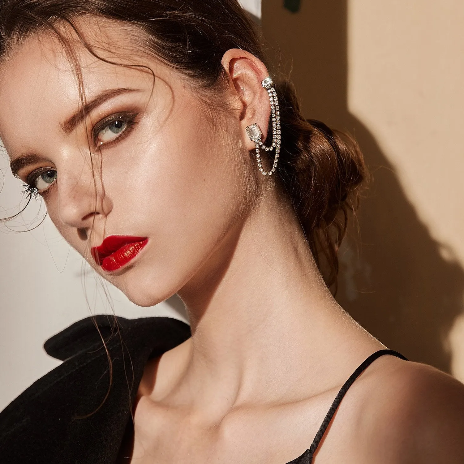 Tiara Single Earring - Left
