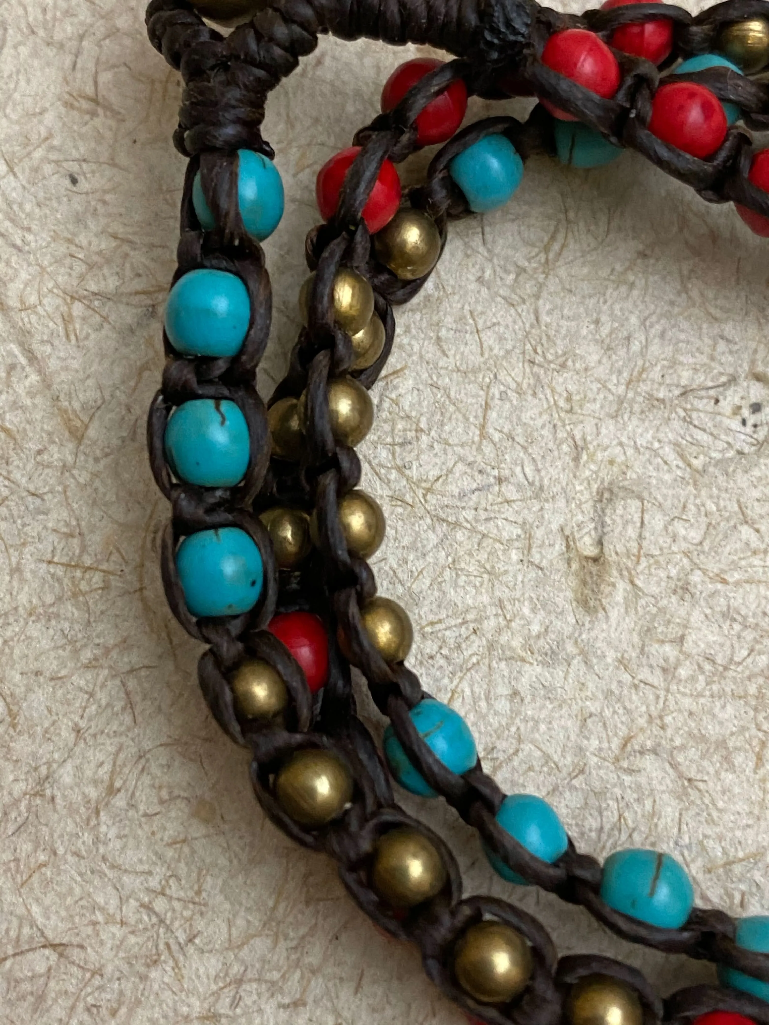 Tribal Nomad Macrame Bracelet
