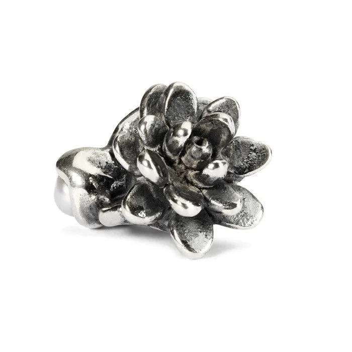 Trollbeads Silver Bead Water Lilies of July