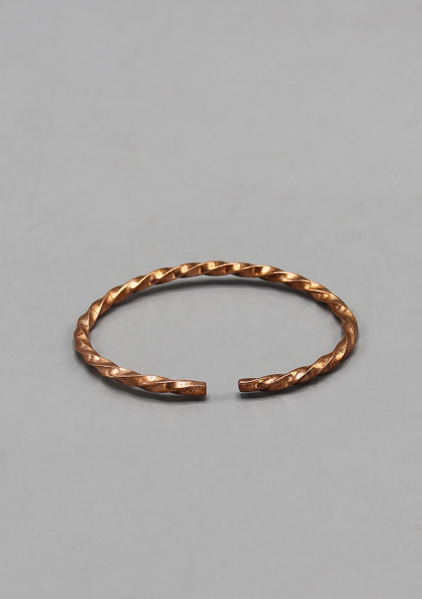 Twisted Copper Plain Bracelet