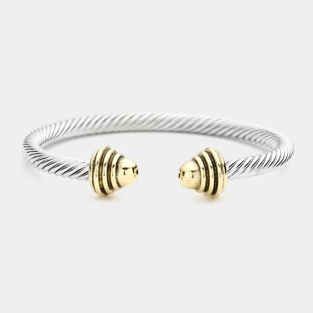 Twisted Metal Cuff Bracelet