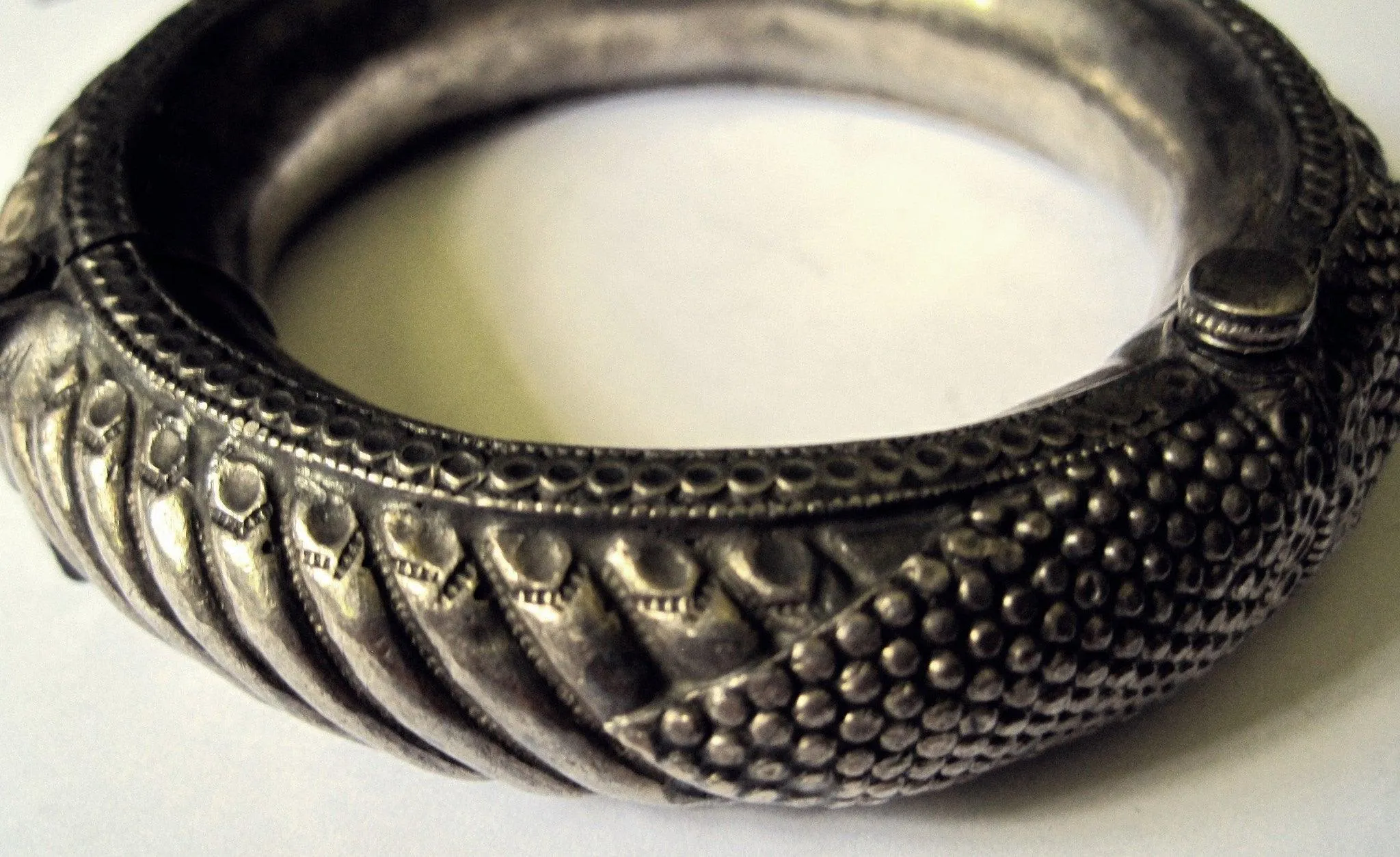 Vintage Silver Indian Bracelet or Anklet