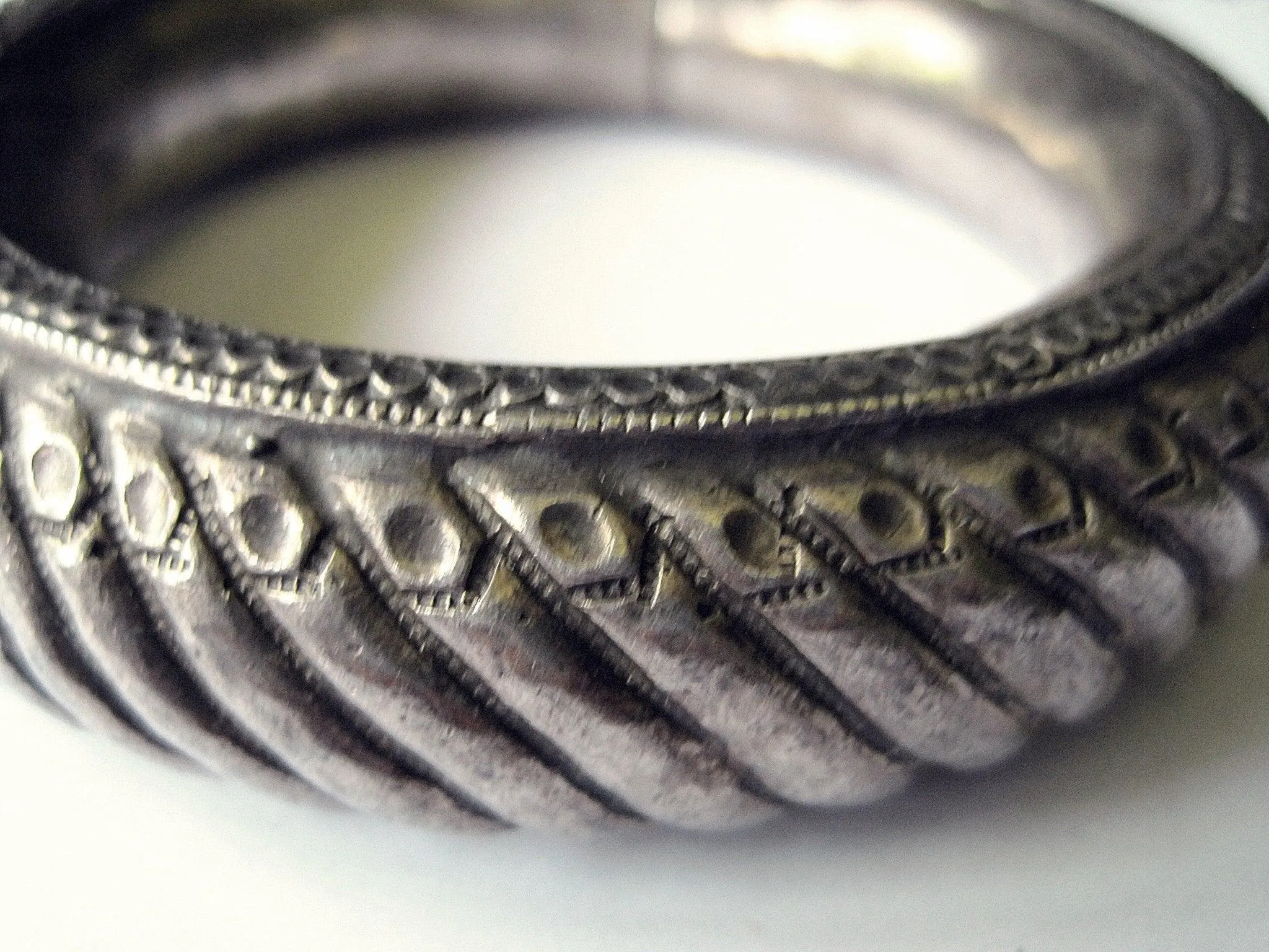 Vintage Silver Indian Bracelet or Anklet