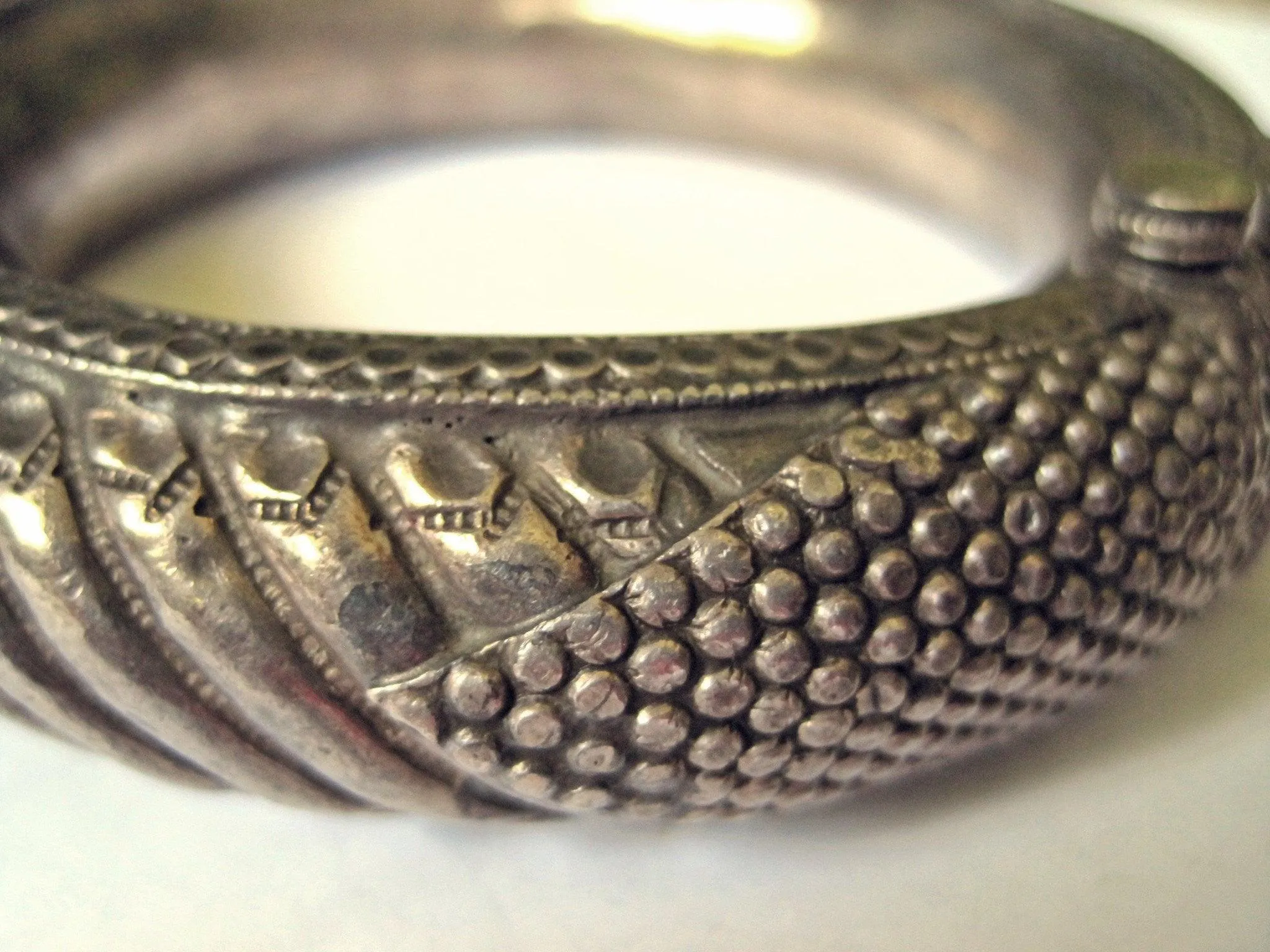 Vintage Silver Indian Bracelet or Anklet