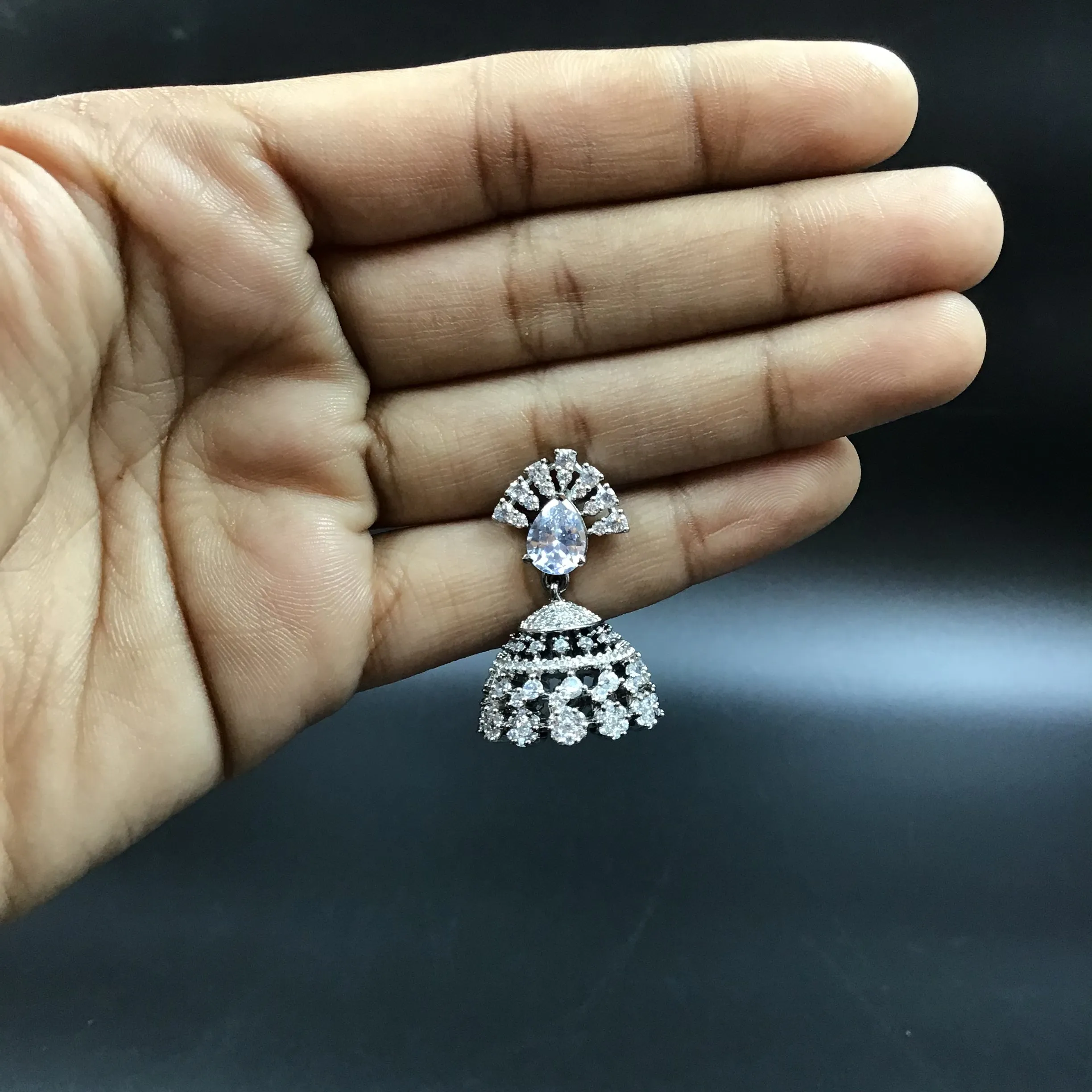 Zircon/AD Necklace Set 16625-3772