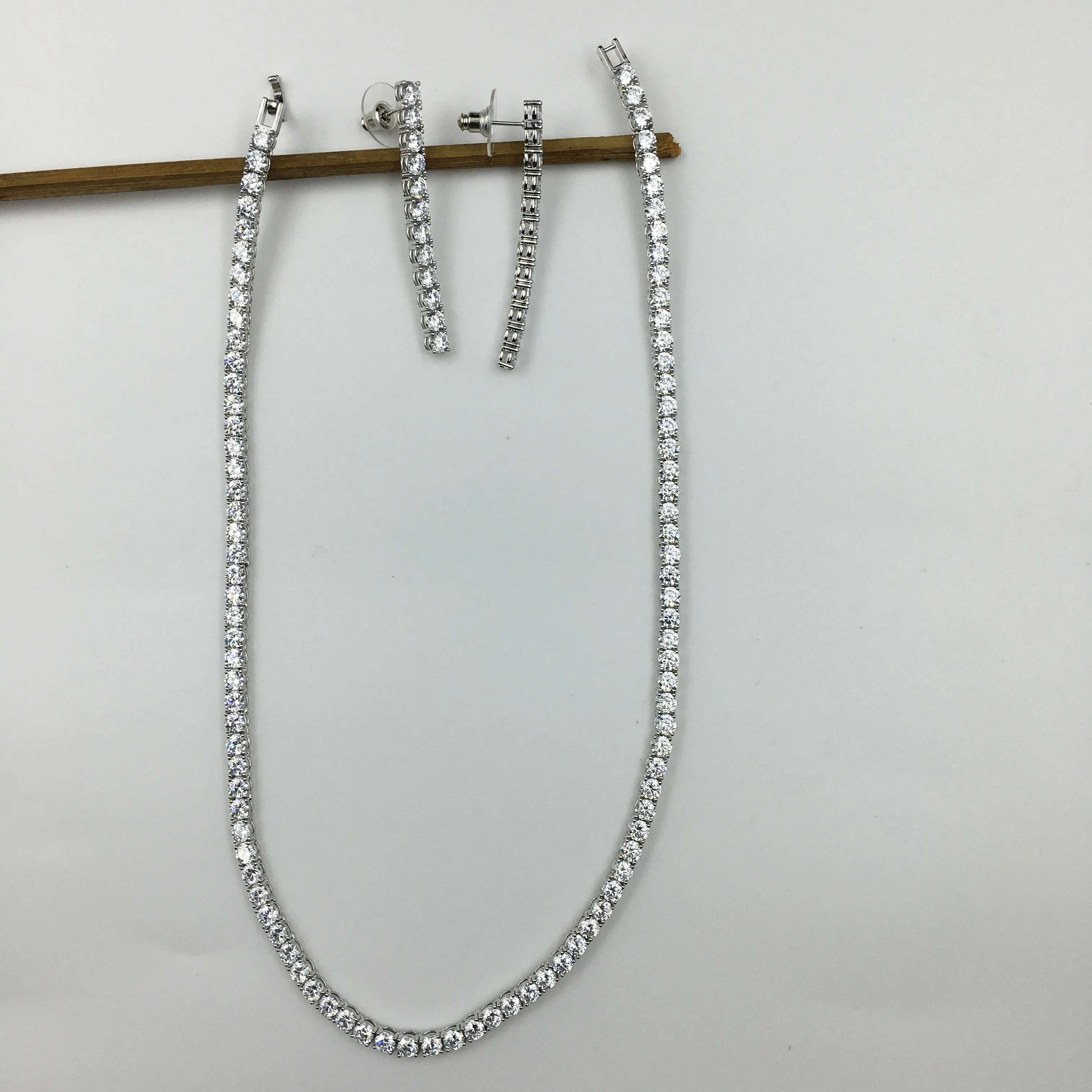 Zircon/AD Necklace Set 7952-05